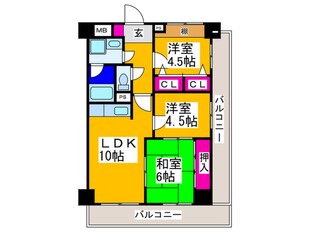 ファ－ロ新北島の物件間取画像